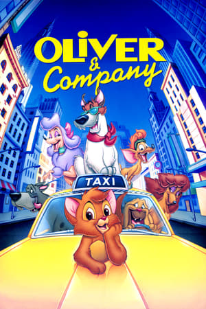 Oliver & Company (1988) Hindi Dual Audio 280MB HD Poster Download - filmyfly
