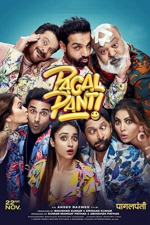 Pagalpanti (2019) Hindi Movie [1.1GB] HD Poster Download - filmyfly